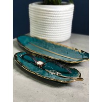 Тарелка "Перо" маленькое