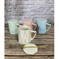 Чашка с ложкой "Арамис" 360 мл